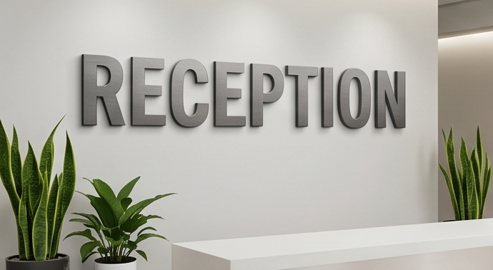 Wide-format thermoformed signage banner